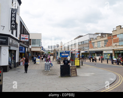 Mersey Square, wichtigsten Einkaufsviertel in der Innenstadt von Stockport Cheshire UK Stockfoto