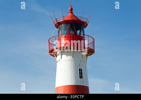 Ostfeuer Leuchtturm auf der Insel Sylt in der Nähe von Liste, Deutschland Stockfoto