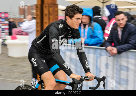 Belfast, Nordirland. 10. Mai 2014 - Ben Swift (GB, Team Sky) Stockfoto