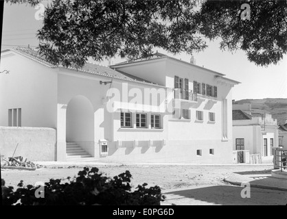 Die Estação de Correios de Torres Vedras ist ein Postamt in Torres Vedras, Portugal, das der lokalen Gemeinde Post- und Telekommunikationsdienste anbietet. Sie wird von Correios e Telecomunicações de Portugal (CTT), dem nationalen Postdienst, betrieben. Stockfoto