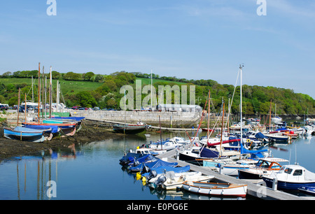 Mylor Yacht-Hafen in der Nähe von Falmouth in Cornwal, UK Stockfoto