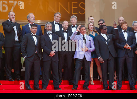 GLEN POWELL KELSEY GRAMMER DOLPH LUNDGREN HARRISON FORD DIREKTOR PATRICK HUGHES SCHAUSPIELER ANTONIO BANDERAS RANDY COUTURE VIC Stockfoto