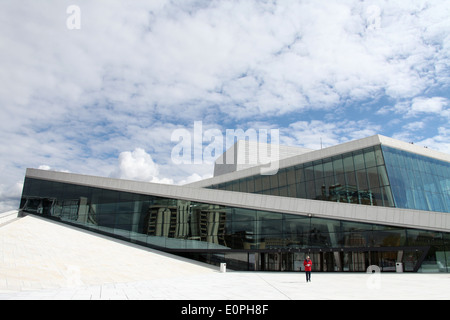 Oslo Opernhaus ist Heimat der norwegischen Oper und des Balletts Stockfoto