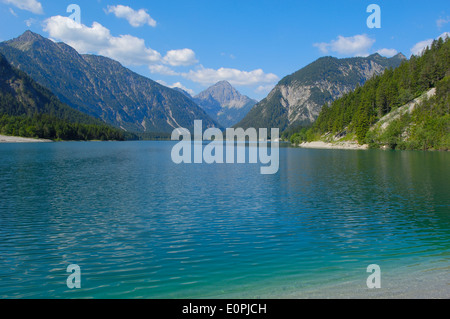 Österreich, Plansee, Tirol, See-Plansee, Seespitz, Ammergauer Alpen, Stockfoto