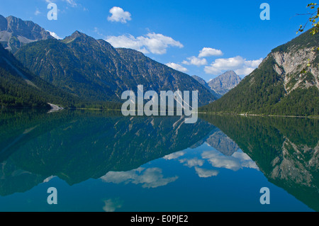 Österreich, Plansee, Tirol, See-Plansee, Seespitz, Ammergauer Alpen, Stockfoto