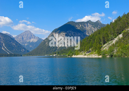 Österreich, Plansee, Tirol, See-Plansee, Seespitz, Ammergauer Alpen, Stockfoto