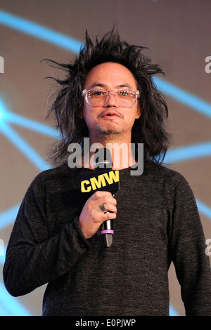 AOL Digital Prophet David Shing spricht auf dem digitalen Mediengipfel während der 2014 Canadian Music Week in Toronto, Kanada. Mai Stockfoto