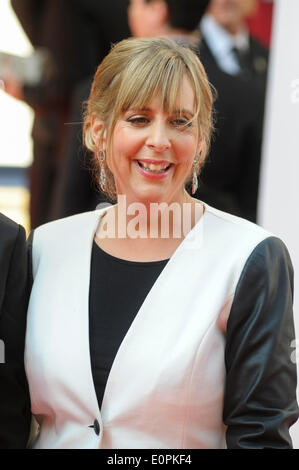 London, UK, 18.05.2014: die Arqiva BAFTA TV Awards Red Carpet Arrivals... Personen im Bild: Mel Giedroyc. Bild von Julie Edwards Stockfoto