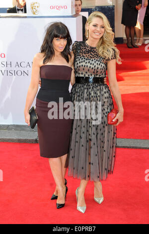 London, UK, 18.05.2014: die Arqiva BAFTA TV Awards Red Carpet Arrivals... Personen im Bild: Claudia Winkleman, Tess Daly. Bild von Julie Edwards Stockfoto