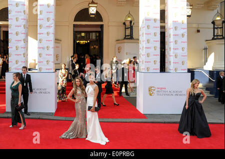 London, UK, 18.05.2014: die Arqiva BAFTA TV Awards Red Carpet Arrivals... Personen im Bild: Michelle Heaton. Bild von Julie Edwards Stockfoto