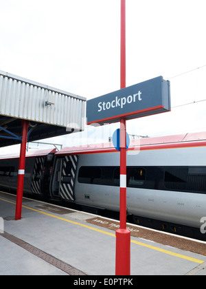 Bahnhof in Stockport Cheshire UK Stockfoto