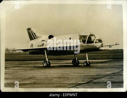 3. März 1957 - Vertical Take Off und Landung Flugzeug die kurze SC.L. Research Senkrechtstarter: eine neue Fotografie - der zweite sein Stockfoto