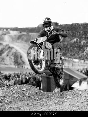 Leslie Archer in der Grand Prix de France Stockfoto