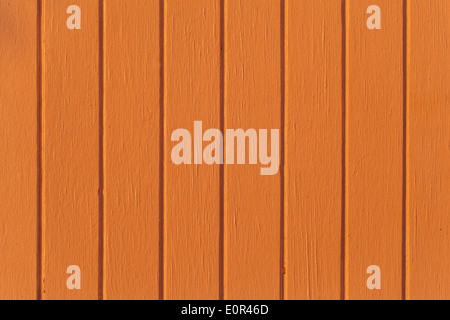 Orange lackiert Holz Hintergrund Stockfoto