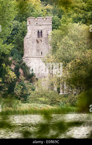 St. Marien Kirche, Eastwell, Kent, UK. Von der Liebe Freunde der Friendless Kirchen betreut eine zerstörte Kirche Stockfoto