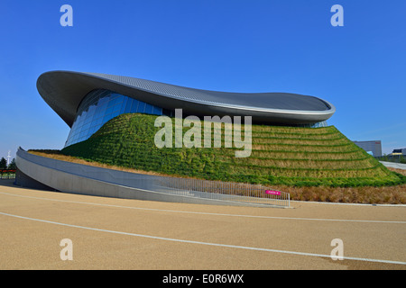 London Aquatics Centre, Queen Elizabeth Olympic Park, London E20, Vereinigtes Königreich Stockfoto