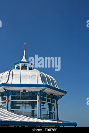 Kuppeldach am Ende des Piers Llandudno, Wales Stockfoto