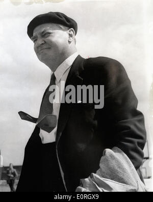 Deputy Leader Aneurin Bevan am Flughafen Stockfoto