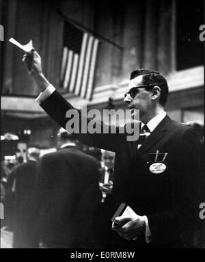 1. Januar 1960 - New York, New York, USA - Datei Foto: ca. 1960er Jahre. Der New York Stock Exchange. Stockfoto