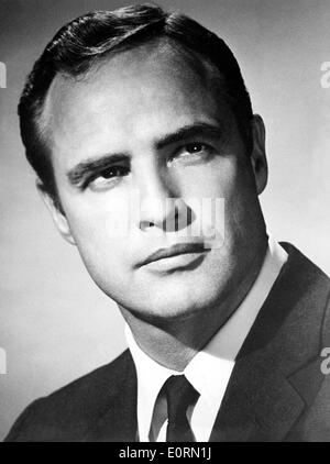 Porträt des Schauspielers Marlon Brando Stockfoto