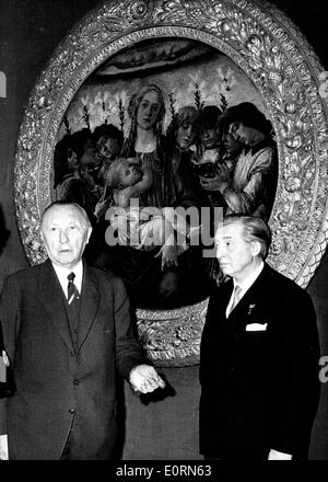 Konrad Adenauer in Berlin-Dhalem-Museum Stockfoto