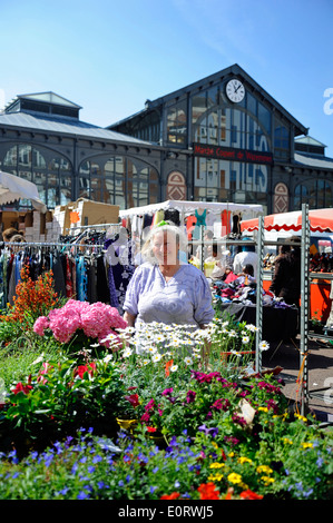 Wazemmes Markt, Lille, Frankreich Stockfoto