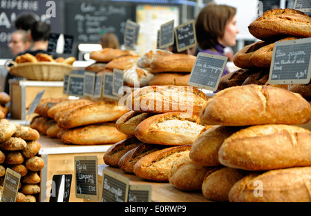 Wazemmes Markt, Lille, Frankreich Stockfoto
