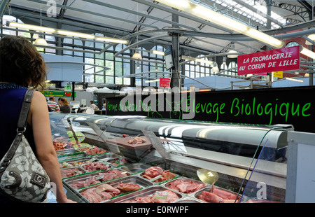 Ferme du Beau Pays, Wazemmes Markt, Lille, Frankreich Stockfoto