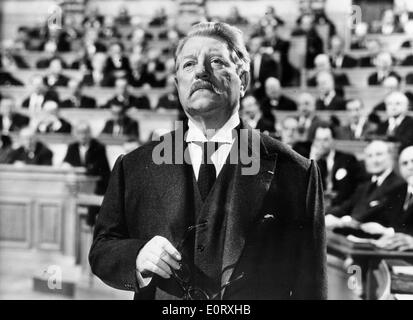 Schauspieler Jean Gabin in dem Film 'The President' Stockfoto