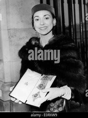Prima Ballerina Margot Fonteyn erfolgt eine dame Stockfoto