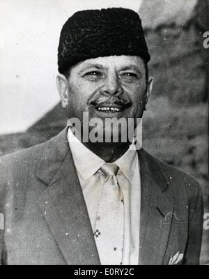 Präsident von Pakistan AYUB KHAN lächelt. Stockfoto