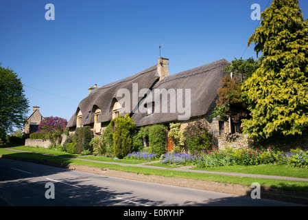 Reetdachhaus in Chipping Campden, Cotswolds, Gloucestershire, England Stockfoto