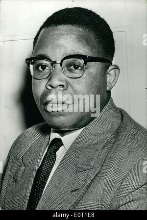 25. Juni 1960 - namens The Belgisch-Kongo seine Unabhängigkeit proklamiert haben nur Herr Joseph Kasa-Vubu Staatschef. Zuvor war er Präsident der Abako. Im Bild: ein Porträt des Herrn Joseph Kasa-Vubu. Stockfoto