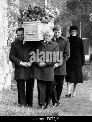 Beerdigung von Premierminister Sir Anthony Eden Stockfoto