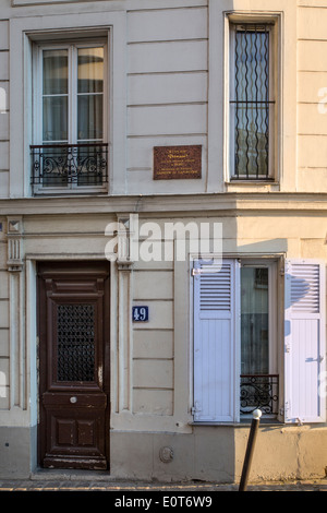 Tor zu Picassos Atelier auf dem Montmartre, Paris Frankreich Stockfoto