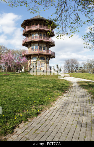 Pavillon am Patterson Park, Baltimore, Maryland, USA Stockfoto