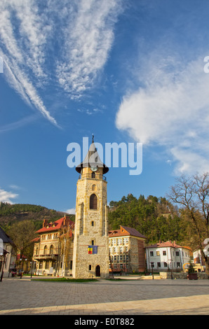 Mittelalterlichen Turm in Piatra Neamt, Altstädter Ring. Stockfoto