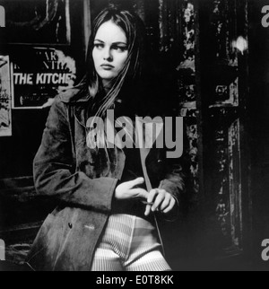 Vanessa Paradis, französische Sängerin, Model und Schauspielerin, Portrait, ca. 1992 Stockfoto