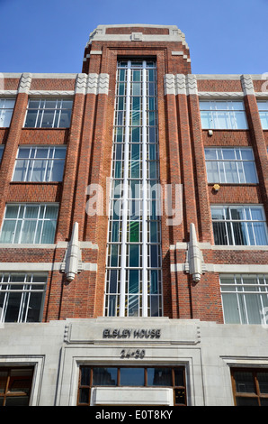 Art-Deco-Gebäude im Bereich der London Marylebone Stockfoto