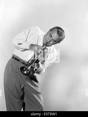 Ralph Marterie, Bigband-Leader, Portrait, Trompete, ca. 1950 Stockfoto