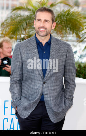 Cannes, Frankreich. 19. Mai 2014. Steve Carell während der "Foxcatcher" Fototermin bei den 67. Filmfestspielen von Cannes am 19. Mai 2014 © Dpa picture-Alliance/Alamy Live News Stockfoto