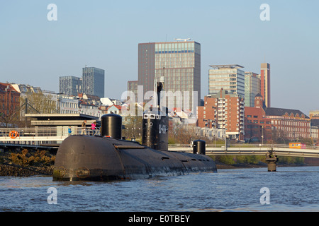 u-Boot-U-434, heute ein Museum, Hafen, Hamburg, Deutschland Stockfoto