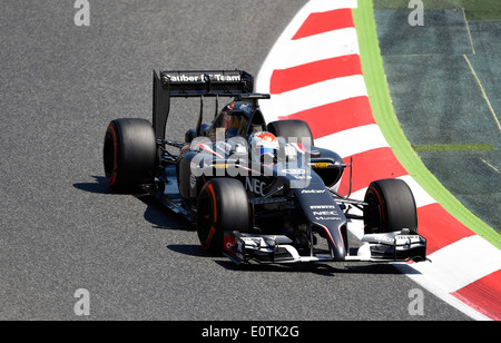 Formel 1 Grand Prix von Spanien 2014---Adrian Sutil (GER), Sauber C33 Stockfoto