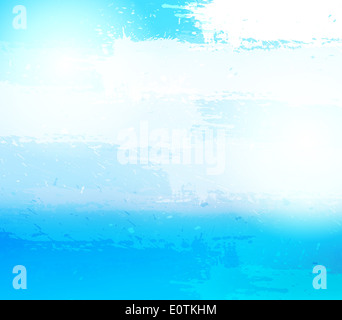 Abstract Grunge blauen Hintergrund Stockfoto