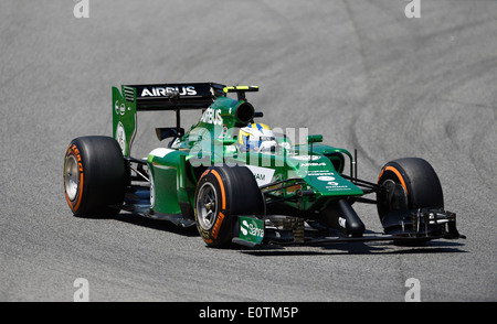 Formel 1 Grand Prix von Spanien 2014---Marcus Ericsson (SWE), Caterham CT05 Stockfoto