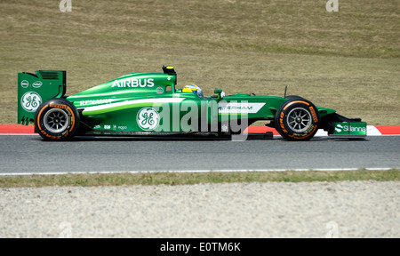 Formel 1 Grand Prix von Spanien 2014---Marcus Ericsson (SWE), Caterham CT05 Stockfoto