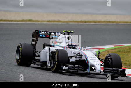 Formel 1 Grand Prix von Spanien 2014---Valtteri Bottas (FIN), Williams FW36 Stockfoto