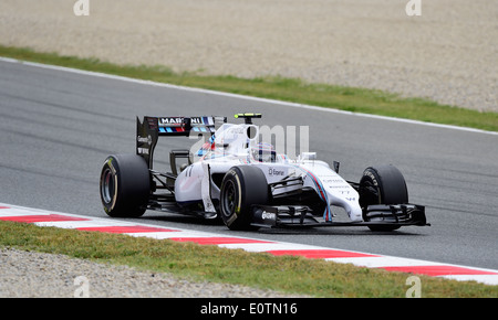 Formel 1 Grand Prix von Spanien 2014---Valtteri Bottas (FIN), Williams FW36 Stockfoto