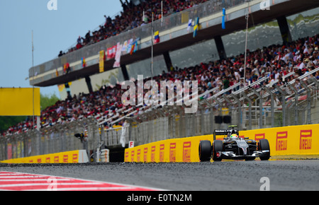 Formel 1 Grand Prix von Spanien 2014---Esteban Gutierrez (MEX), Sauber C33 Stockfoto