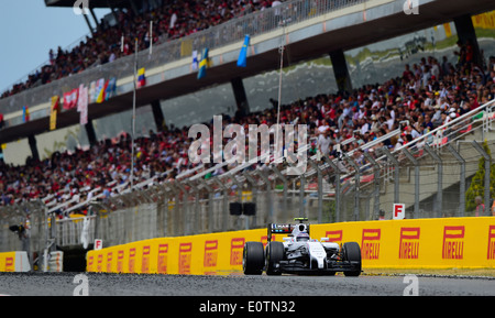 Formel 1 Grand Prix von Spanien 2014---Valtteri Bottas (FIN), Williams FW36 Stockfoto